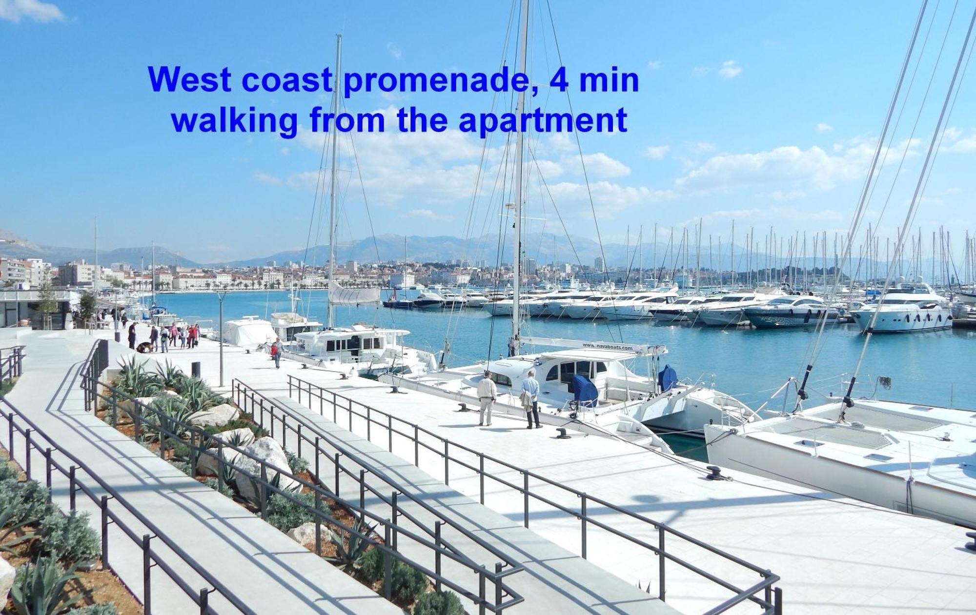 Beachfront Apartment Drazen, With Garden And Parking Split Eksteriør billede